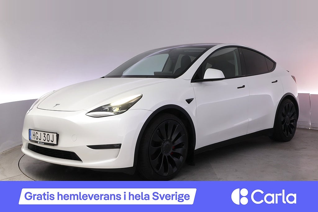 Tesla Model Y Performance Autopilot Panorama Drag