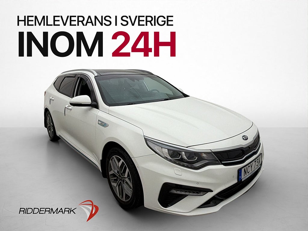 Kia Optima SW PHEV Advance Plus 2 Skinn H/K Pano Drag 205hk
