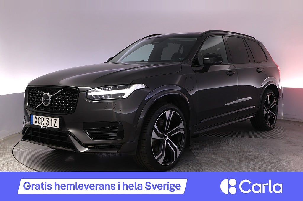 Volvo XC90 7-sits T8 Ultra Dark B&W Pano Massage HUD Drag