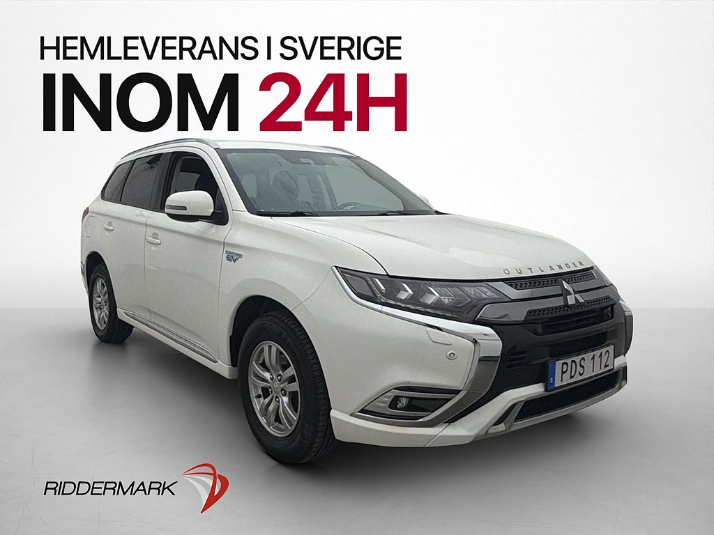 Mitsubishi Outlander PHEV Fleet Halvskinn Kamera Adap-fart