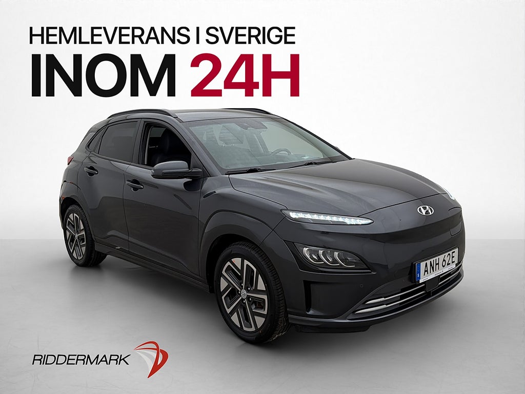 Hyundai Kona 64 kWh 204hk Advanced Kamera Drag MOMS CarPlay