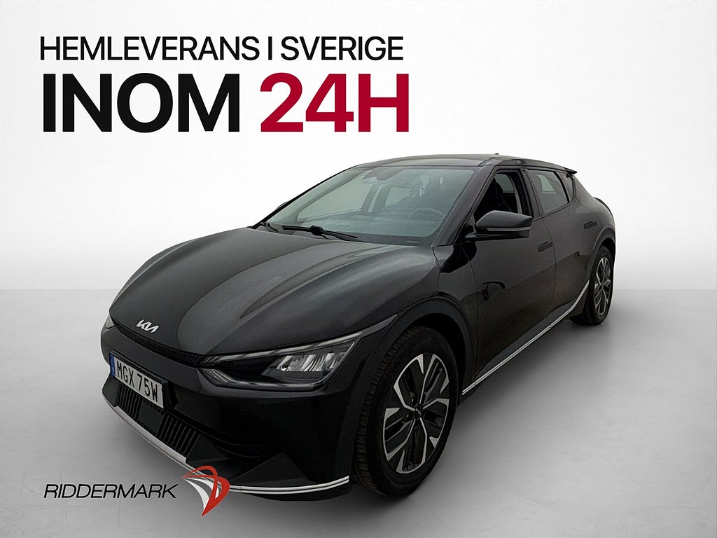 Kia EV6 77.4 kWh 228hk Dragkrok Kamera Navi Elstol MOMS