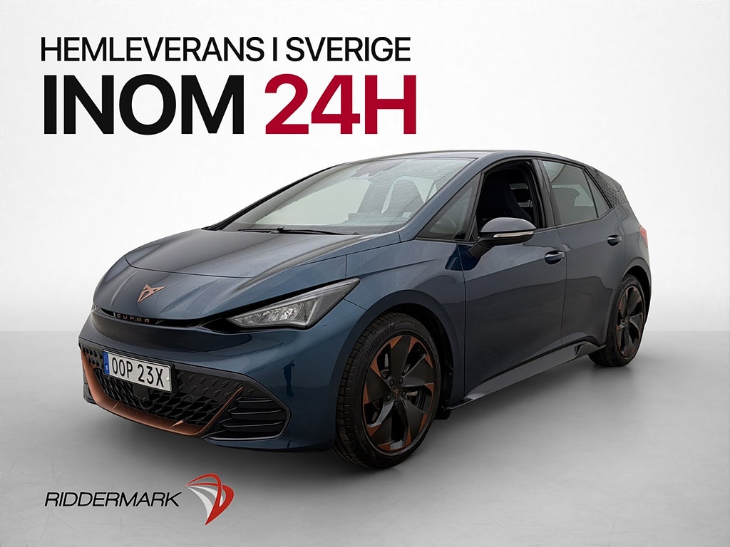 Cupra Born e-boost 59 231hk Värm Massage Rattvärme Elstolar