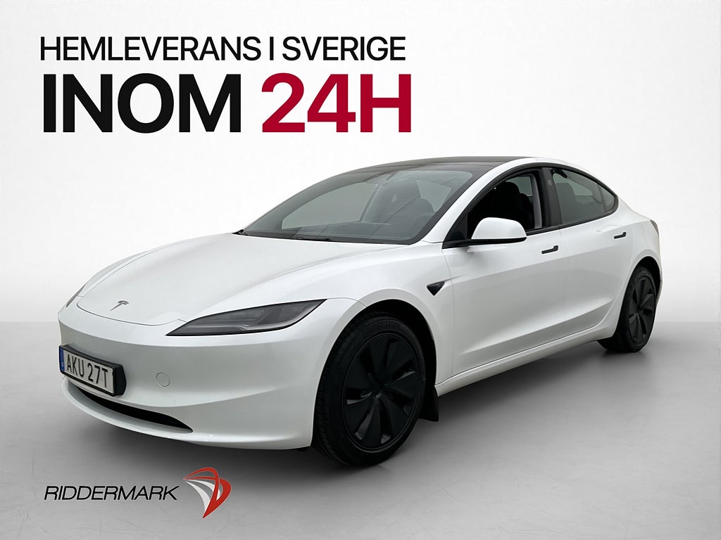 Tesla Model 3 Long Range AWD Autopilot Värmepump Svensksåld