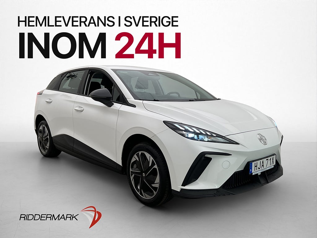 MG 4 Standard Range 51 kWh MOMS Värm Kamera Navi CarPlay
