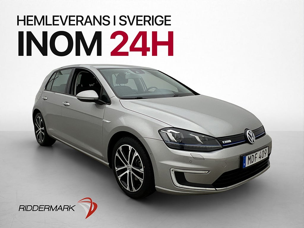 Volkswagen E-Golf 136hk Värmepump Navigation CarPlay
