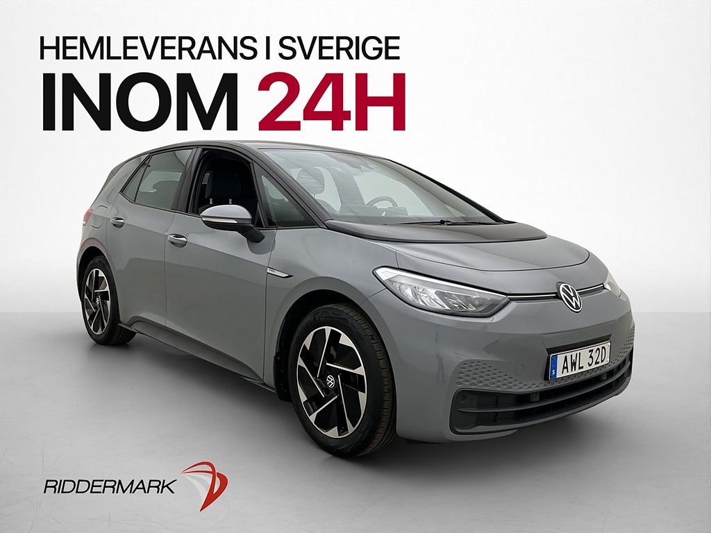Volkswagen ID.3 Pro Performance Värmare Navi CarPlay