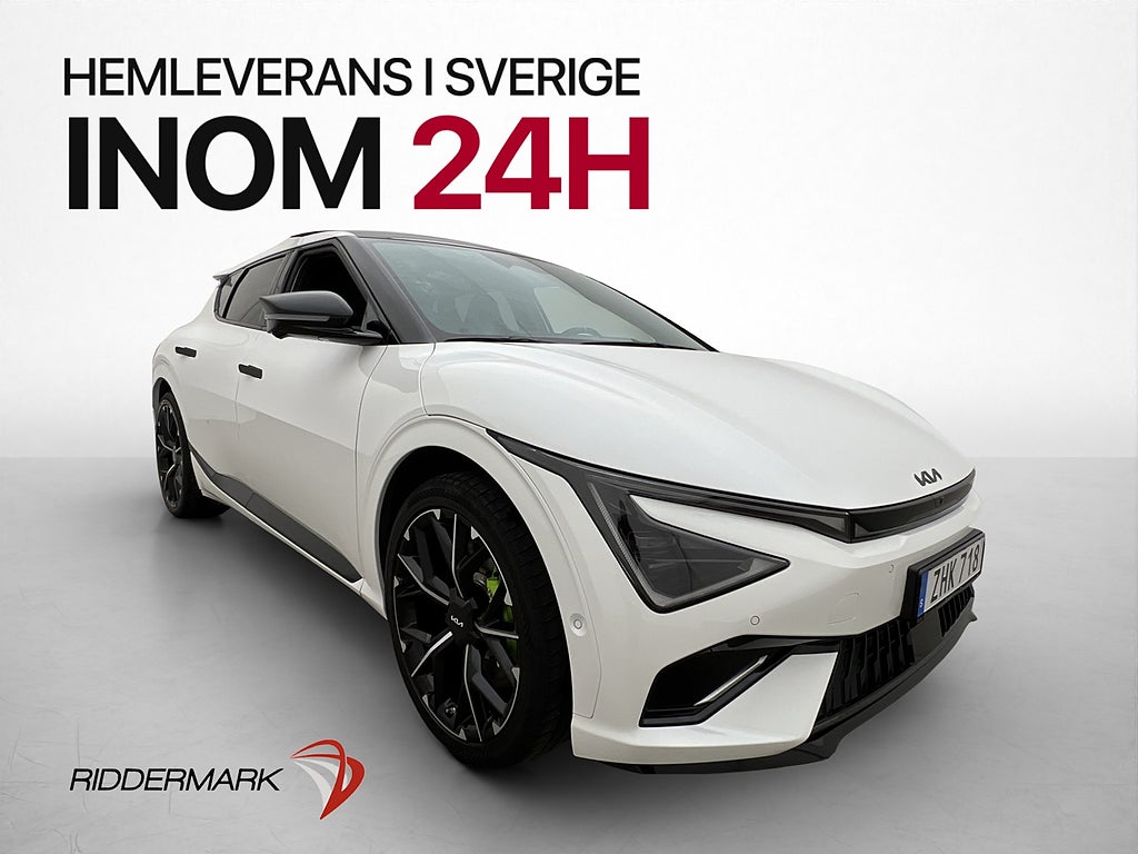 Kia EV6 GT AWD Taklucka Meridian HUD 360° CarPlay Dragkrok