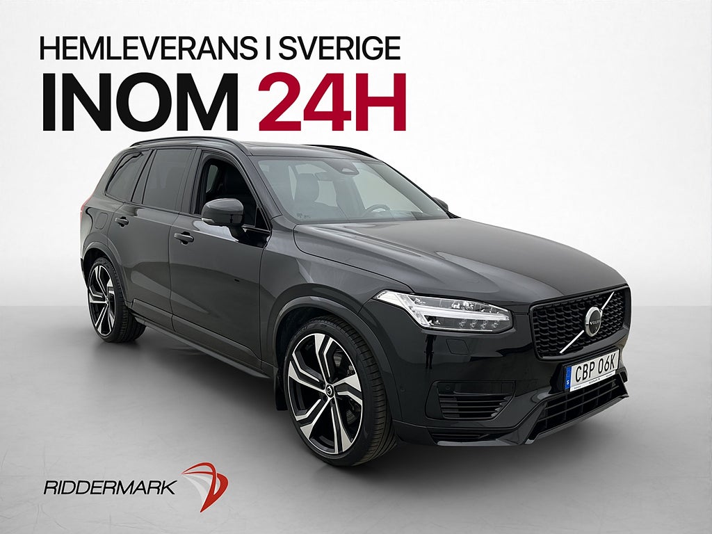 Volvo XC90 Recharge T8 AWD Ultimate Dark 7-Sit B&W Pano Luft