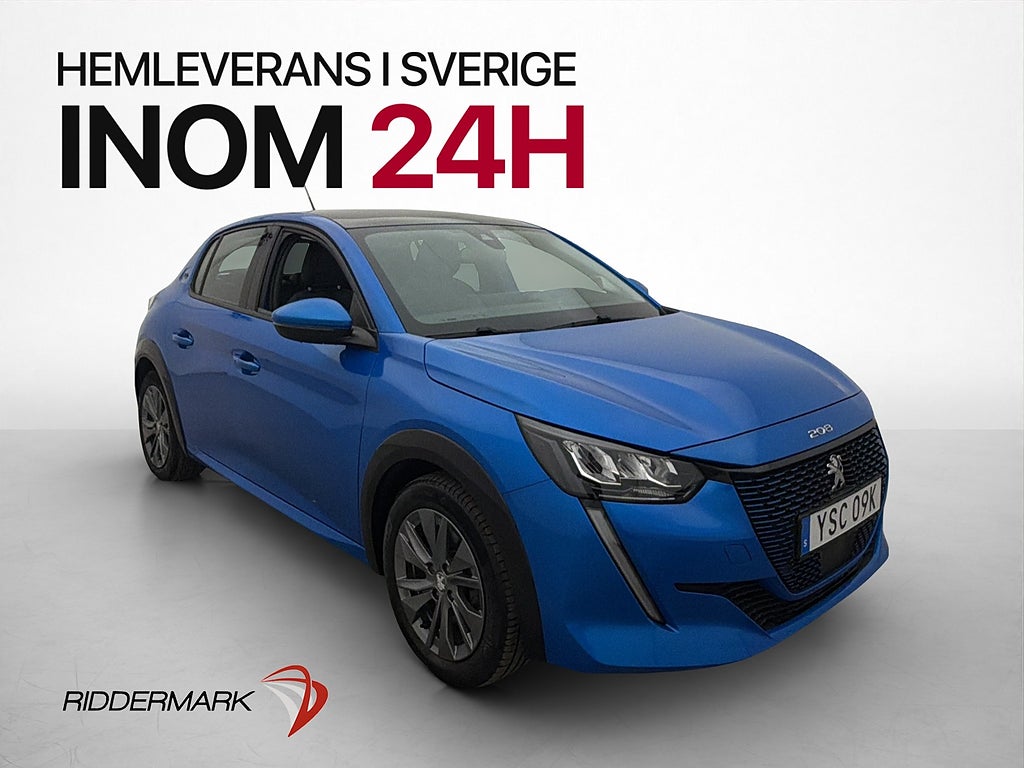 Peugeot E-208 136hk Allure Panorama CarPlay P-Sensorer Navi