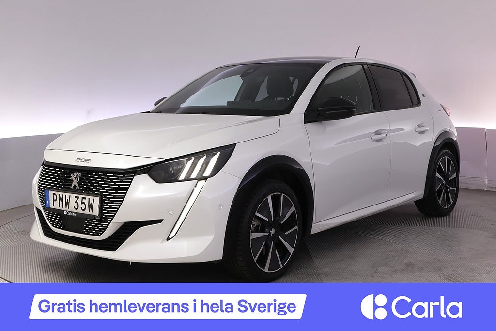 Peugeot E-208 GT Pack Adap.Fart Navi Värmepump Kamera