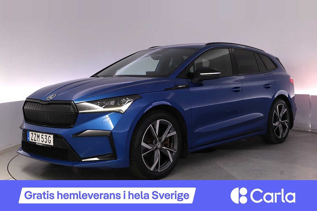 Skoda Enyaq iV 80 Sportline Kamera Elstol BSM Matrix Drag