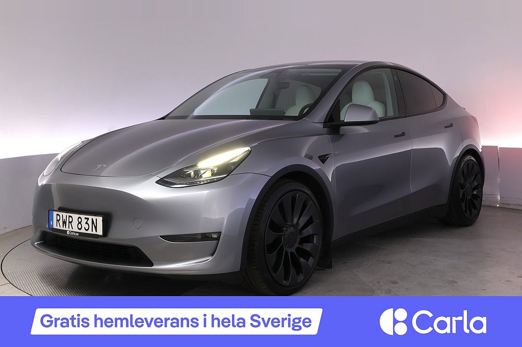Tesla Model Y Performance Autopilot Panorama Drag