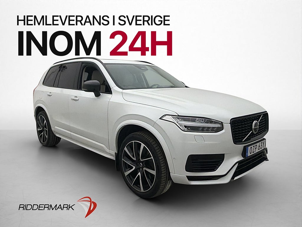 Volvo XC90 Recharge T8 AWD Ultimate Dark 7-Sits Pano H/K 360