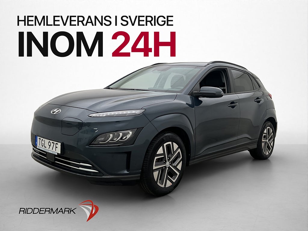 Hyundai Kona 39.2 kWh 136hk Essential Krell Kamera Halvskinn
