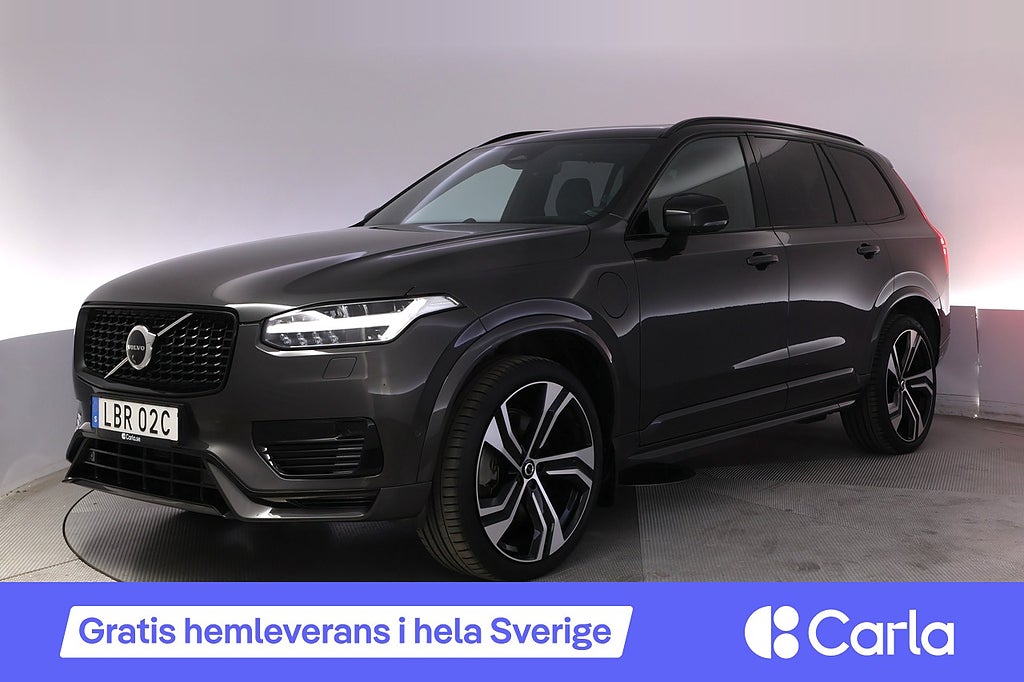 Volvo XC90 7-seater Recharge T8 AWD Ultimate Dark B&W Drag