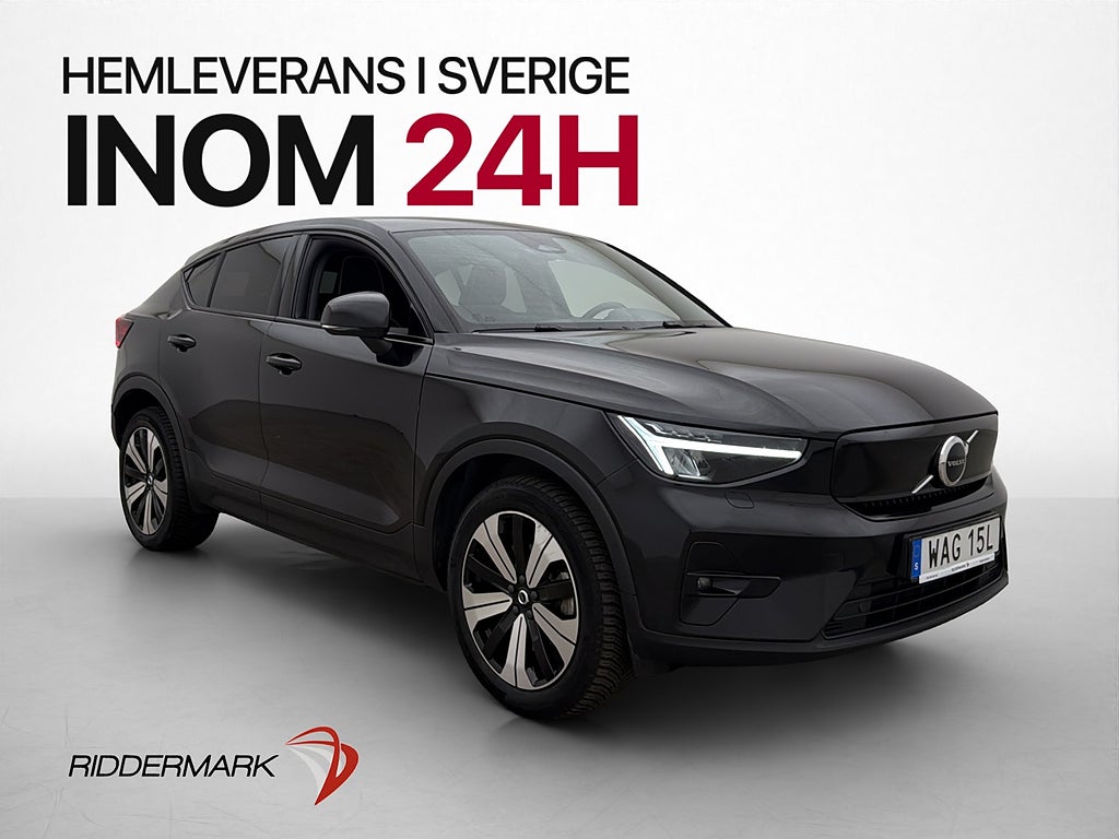 Volvo C40 Recharge Plus Editn MOMS Pano Värm Halvskinn BLIS
