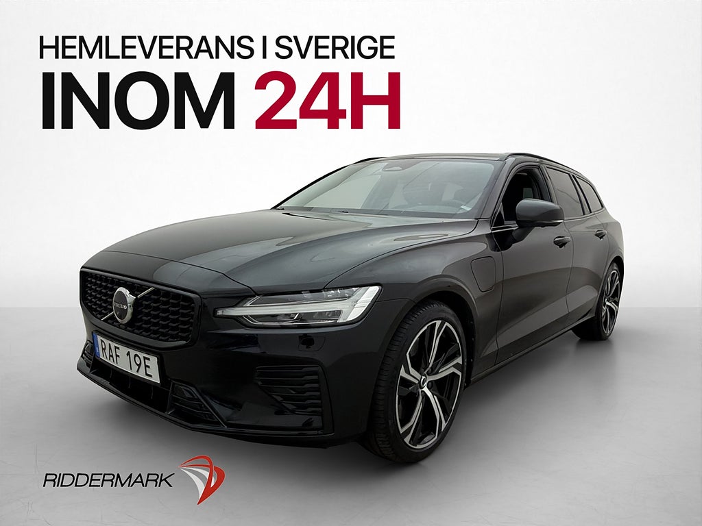 Volvo V60 T6 AWD Ultimate Dark Värmare Pano H/K HUD Kamera