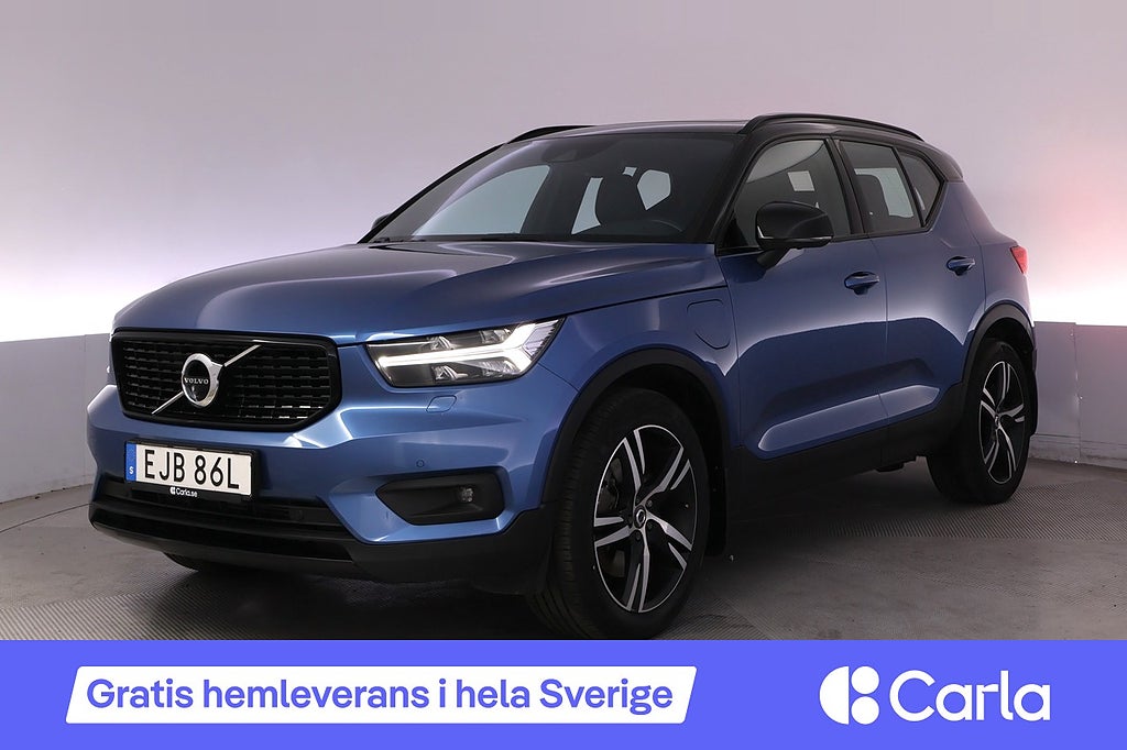 Volvo XC40 Recharge T5 R design Pano H/K Elstol 360 Läder