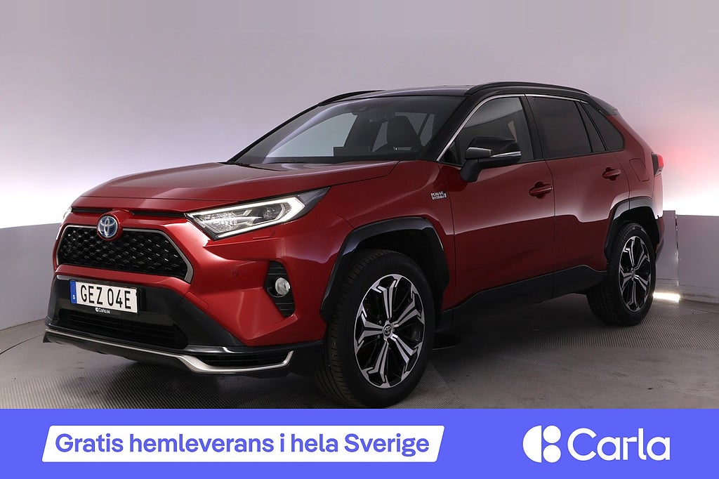 Toyota RAV4 Plug-in Hybrid E-CVT Läder Kamera Elstol BSM