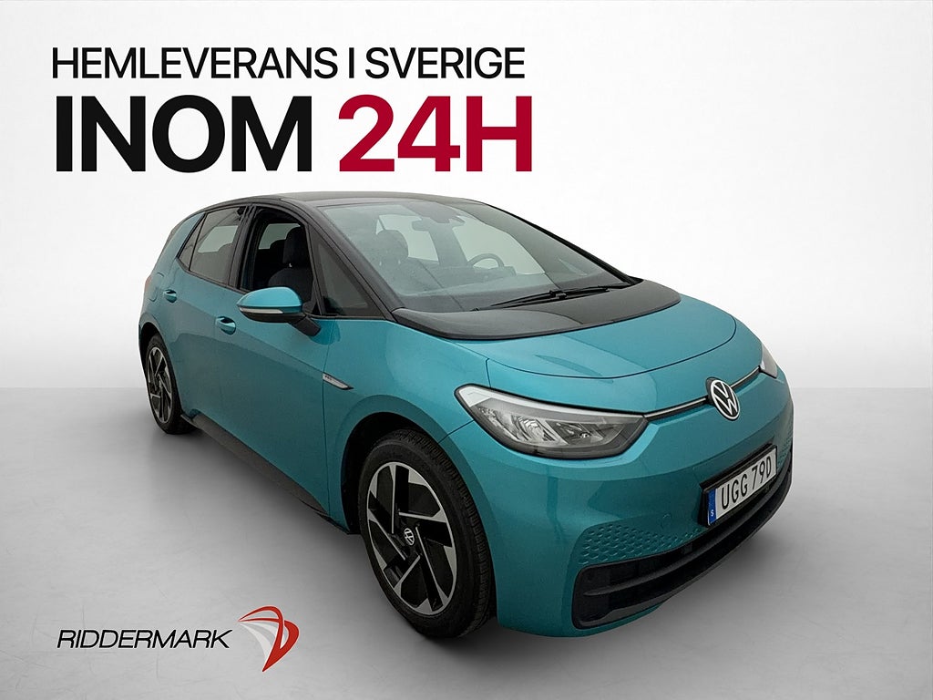Volkswagen ID.3 Pro Performance Värmare CarPlay Rattvärme