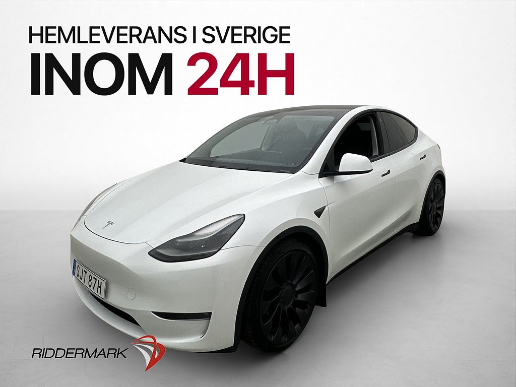 Tesla Model Y Performance Dragkrok Autopilot Värmepump