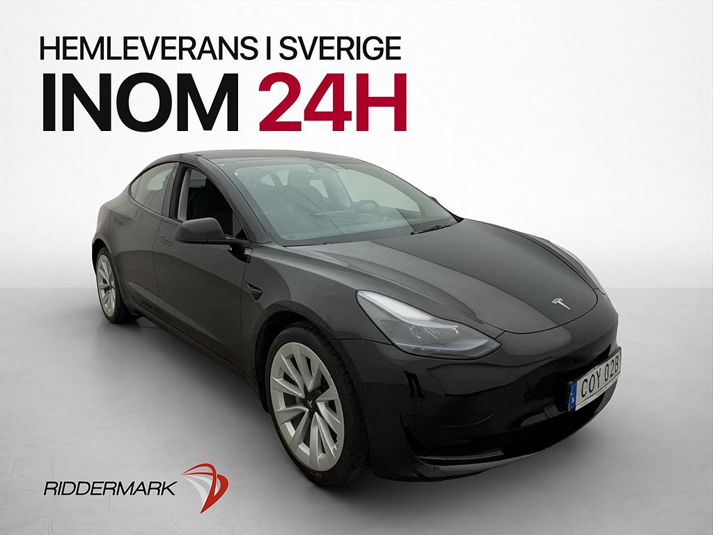 Tesla Model 3 Standard Range MOMS Autopilot Pano Värm