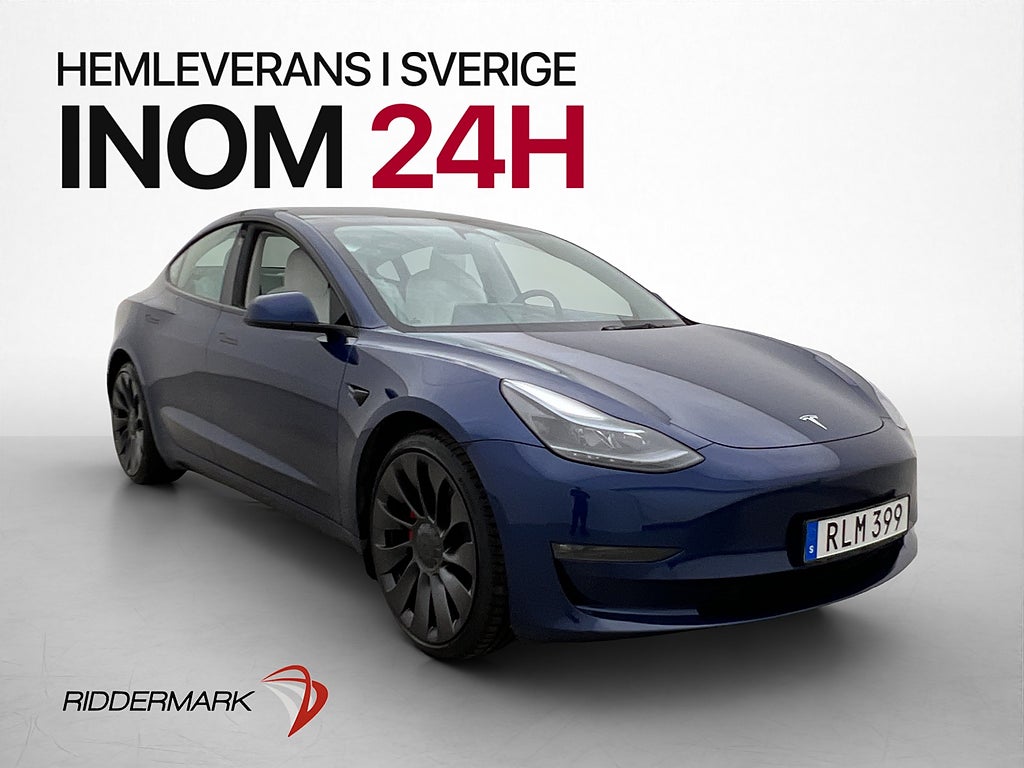 Tesla Model 3 Performance MOMS Autopilot 1 brukare