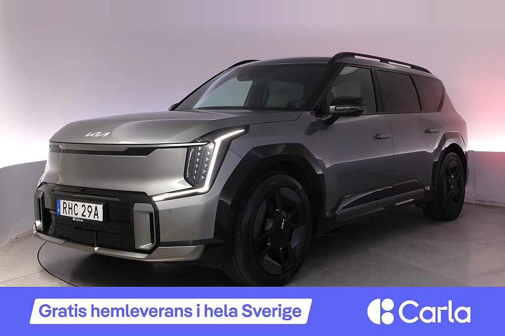 Kia EV9 AWD GT-Line 7-sits Pano Elstol Meridian HUD 360