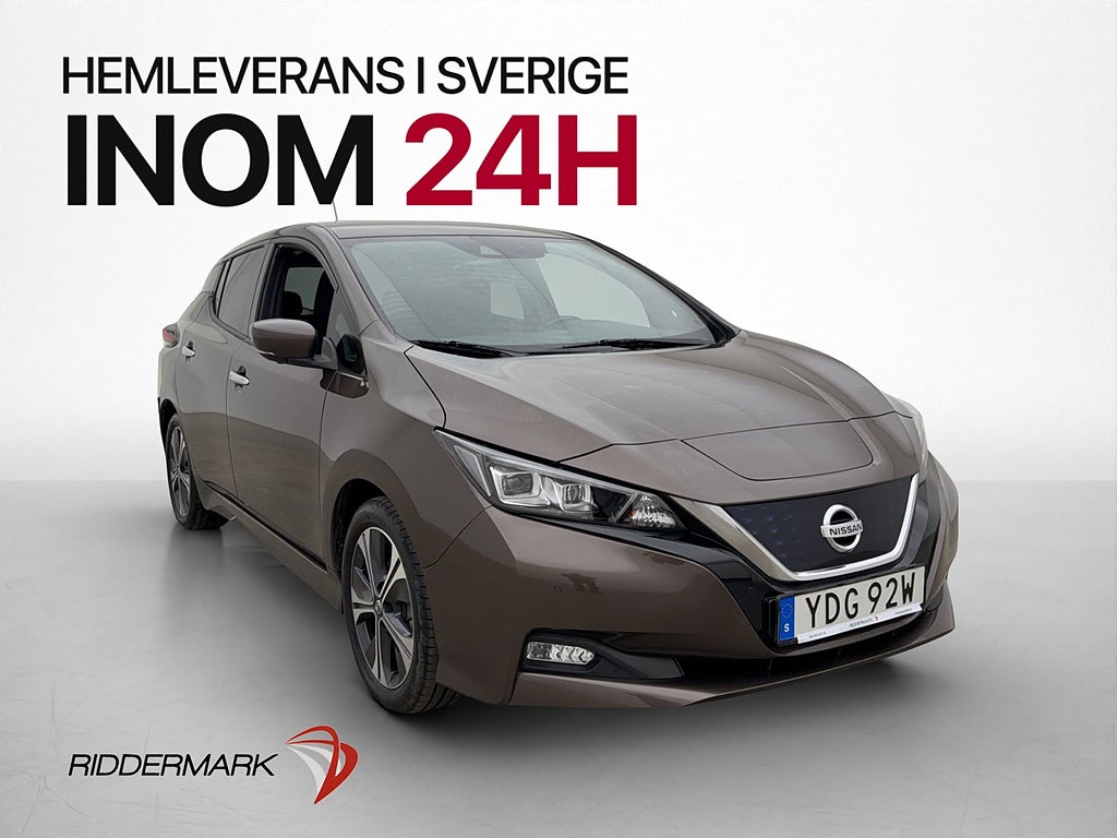 Nissan Leaf N-Connecta 360° Kamera Navi Rattvärme