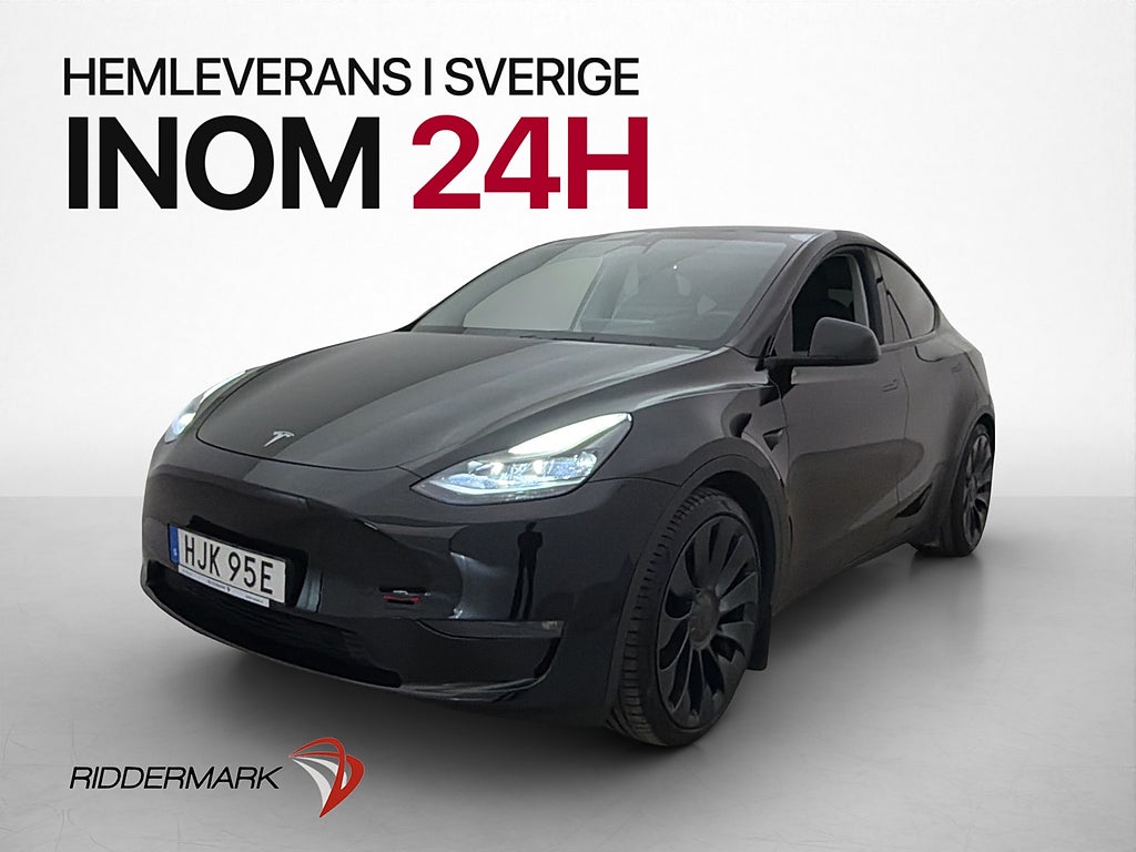 Tesla Model Y Performance Autopilot Dragkrok Värmepump MOMS