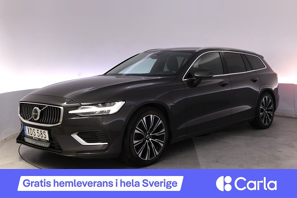 Volvo V60 Recharge T6 AWD Core Bright Läder 360 BLIS Drag