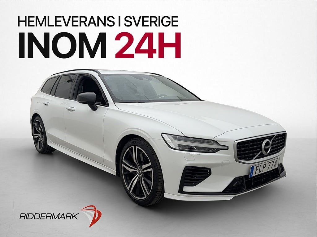 Volvo V60 Recharge T8 AWD R-Design B&W Pano Värmare Kamera