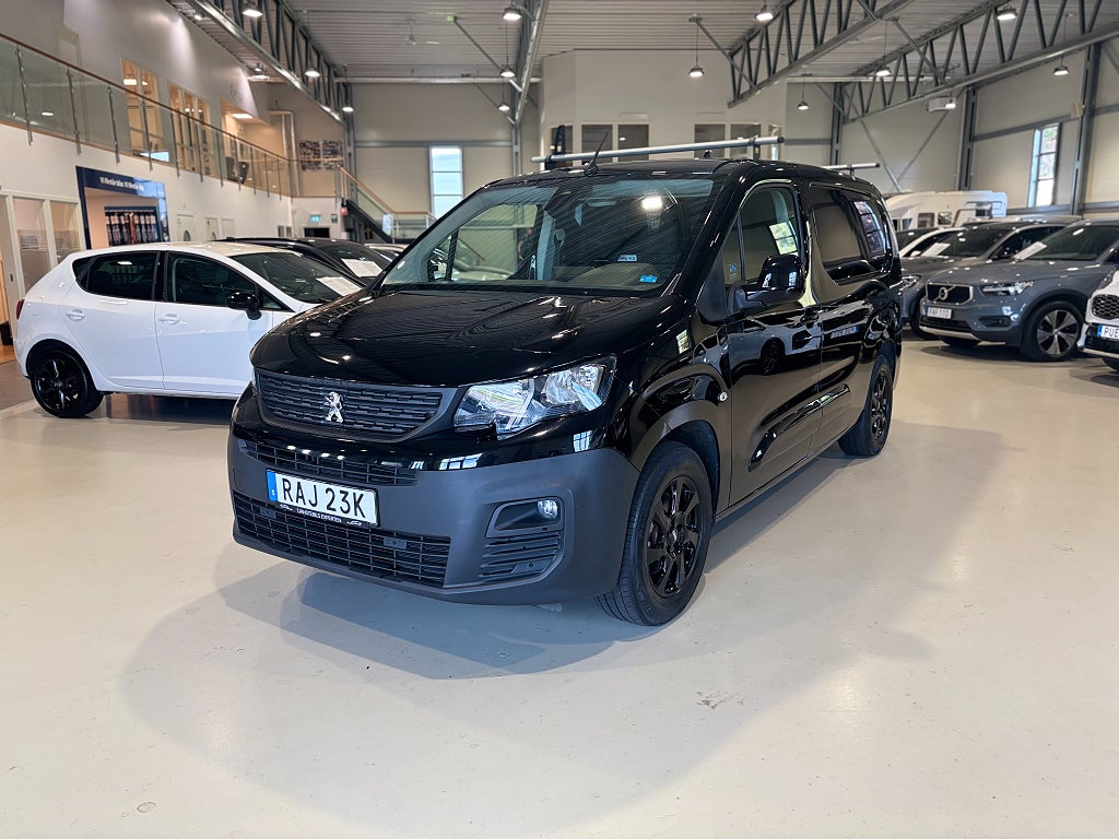 Peugeot e-Partner L2 136hk 50kWh / B-kam / Drag / Moms