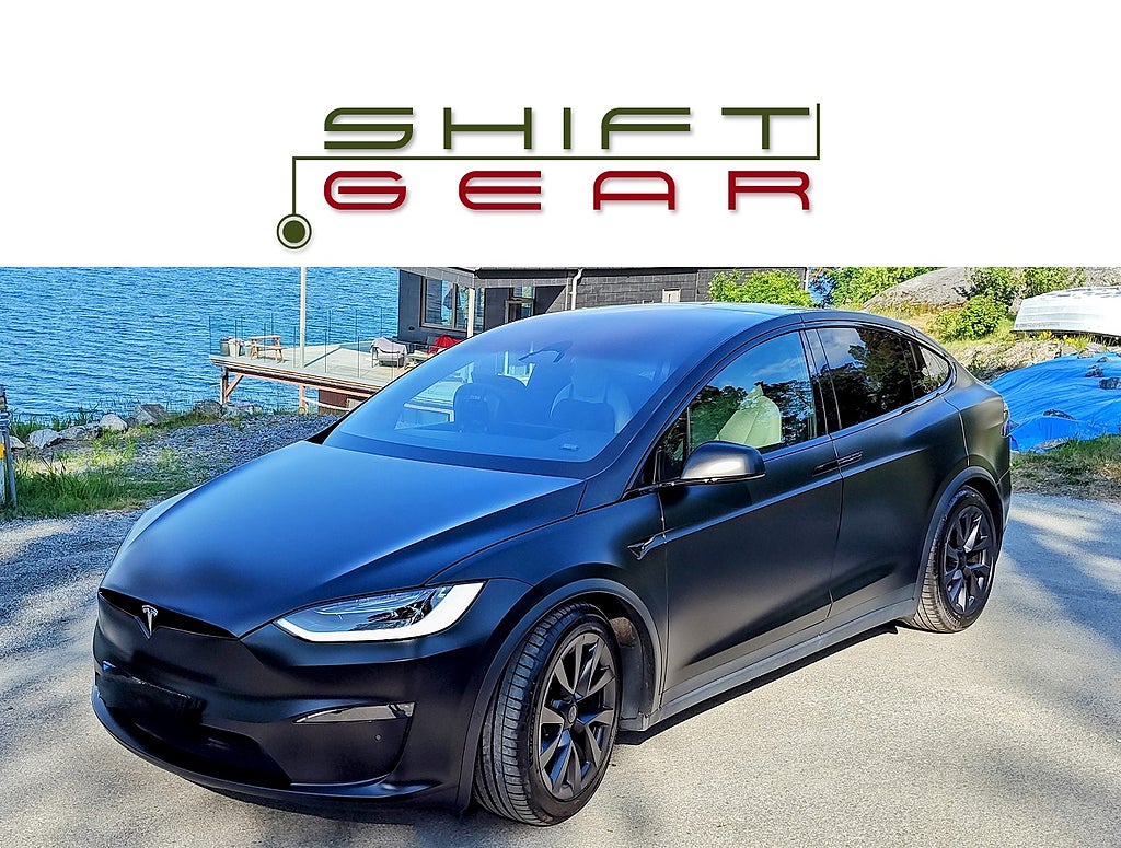 Tesla Model X PLAID 6-sits XPEL STEALTH PPF Kräm Dragkrok 2 äg MOMS