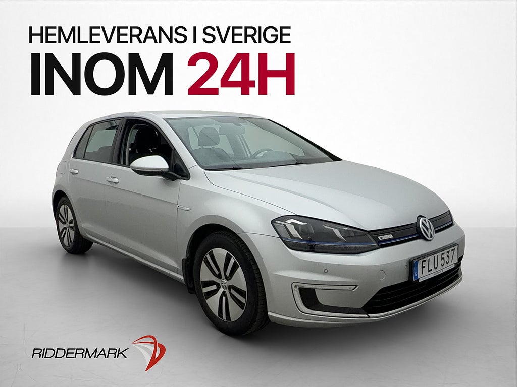 Volkswagen E-Golf 116hk Värmepump P-Senssorer Navigation BT