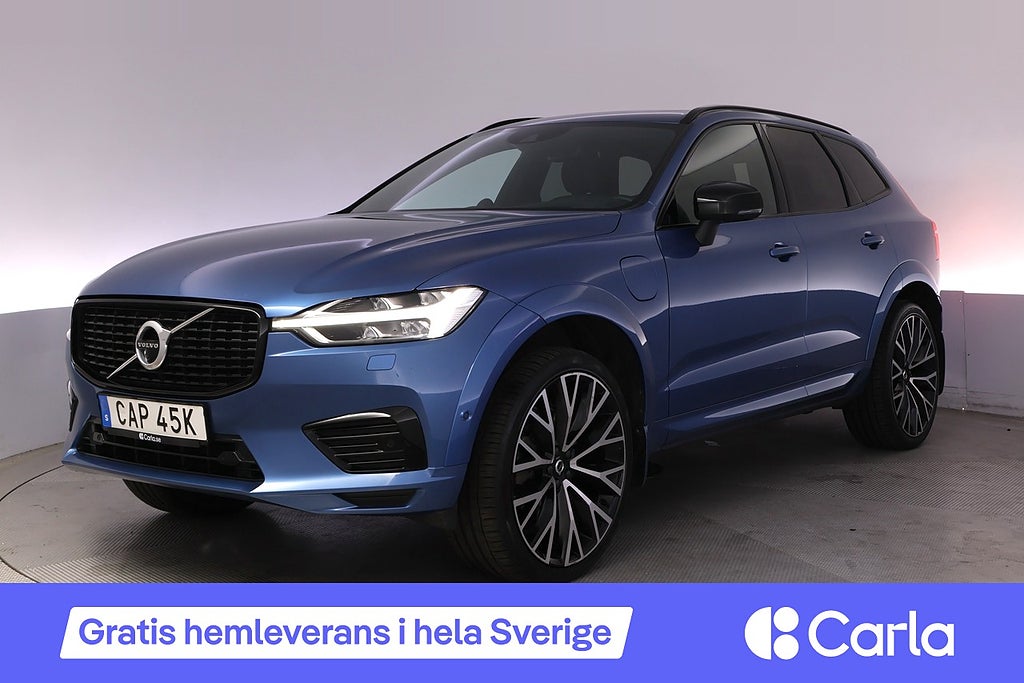 Volvo XC60 Recharge T8 AWD R-design B&W Drag Pano Elstol HUD