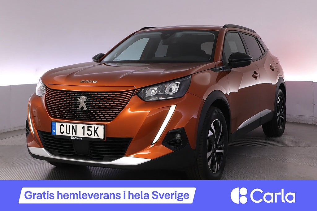 Peugeot E-2008 Allure Pack Kamera Lane Assist Tonade rutor
