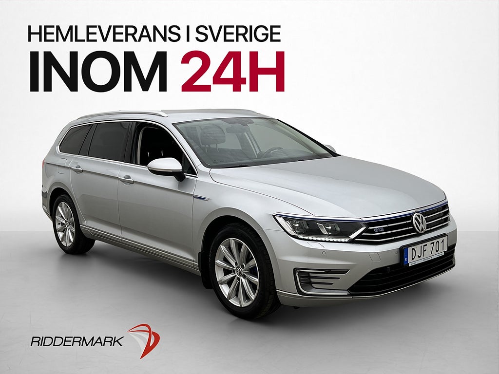 Volkswagen Passat GTE 218hk Kamera Halvskinn CarPlay Drag