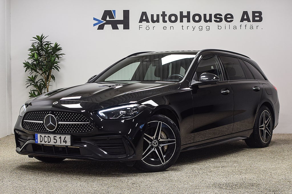 Mercedes-Benz C 300 T e AMG Night Drag 360 Styrassistent Leasebar