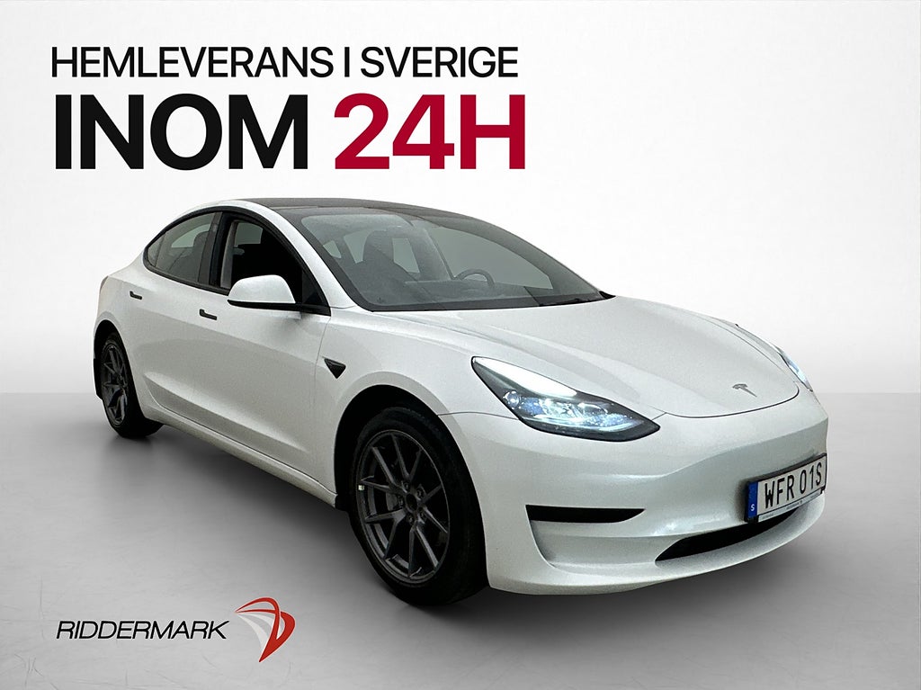Tesla Model 3 Standard Range Värmepump Autopilot Dragkrok