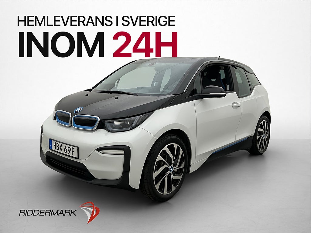 BMW i3 120 Ah 170hk Comfort Advanced Värmepump Navi Sensorer