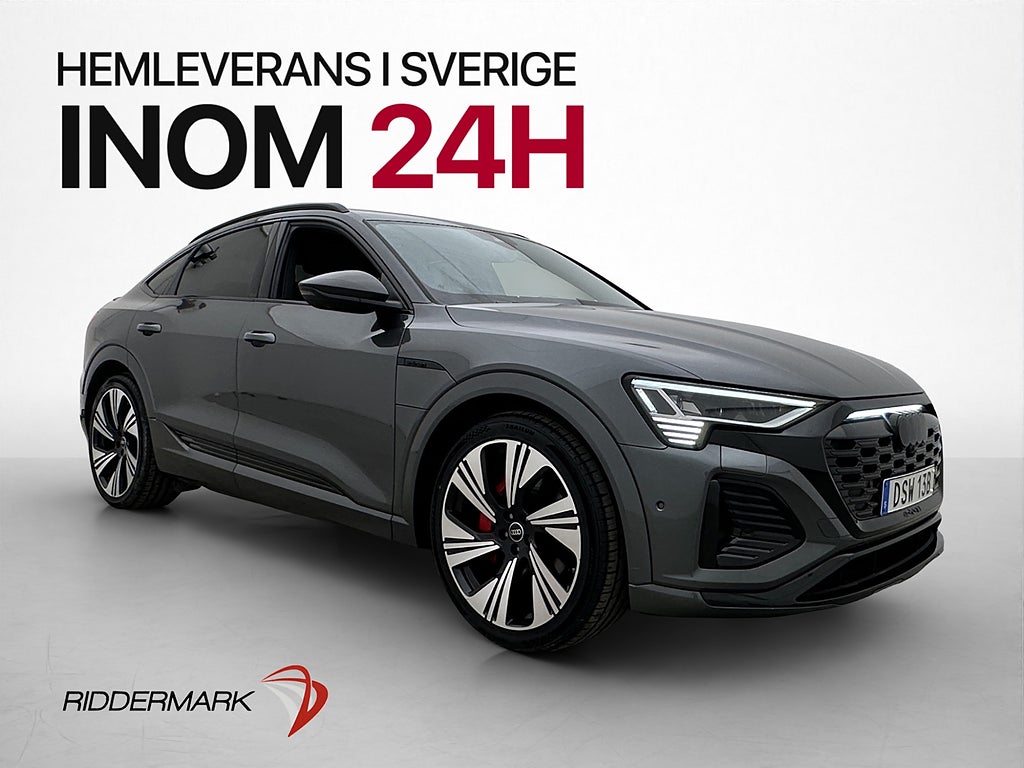Audi Q8 Sportback 55 e-tron Q S-Line Pano B&O Luft Dragkrok