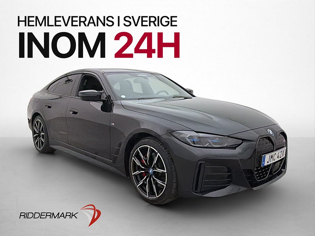 BMW i4 M50 xDrive Supercharged Taklucka M-Stolar H/K Laser