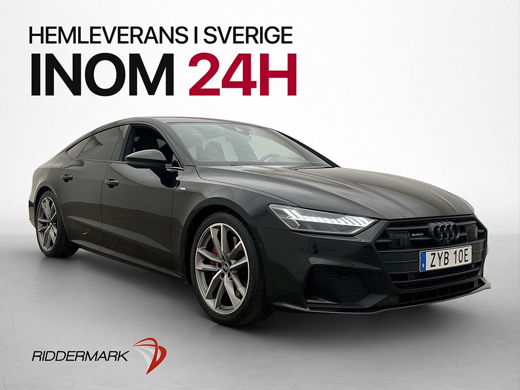 Audi A7 Sportback 55 TFSI e Q S-Line B&O Matrix S-Stolar
