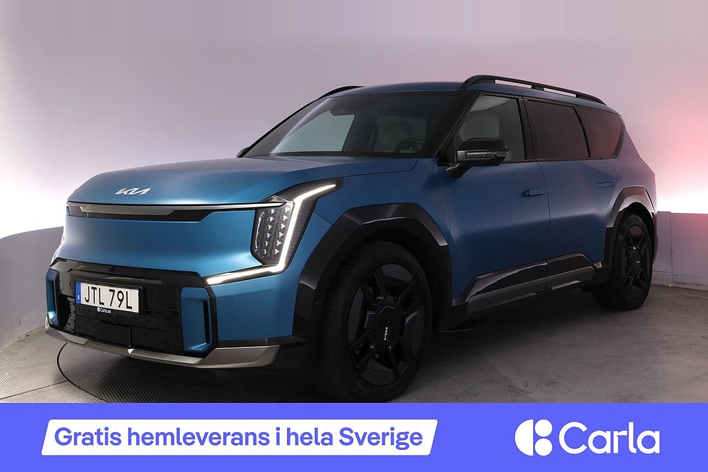 Kia EV9 AWD GT-Line 7-sits Pano Elstol Meridian HUD 360