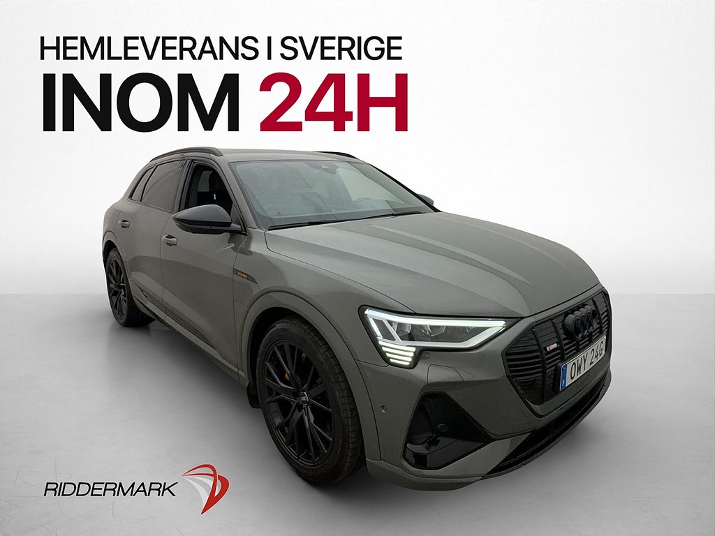 Audi E-Tron 55 Q S line BLACK EDT Pano B&O Läder Se spec