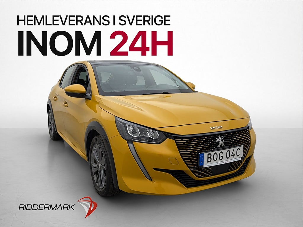 Peugeot E-208 Pano Halvskinn P-Sensorer Keyless 1 brukare