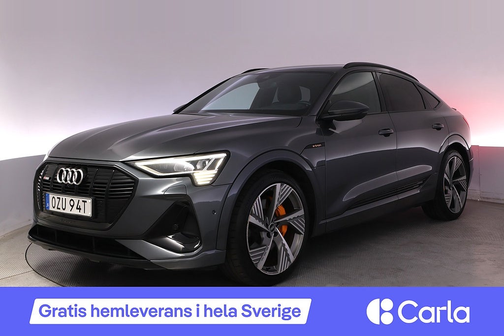 Audi E-Tron Sportback 55 S-line Pano Drag Elstol BSM 360 B&O