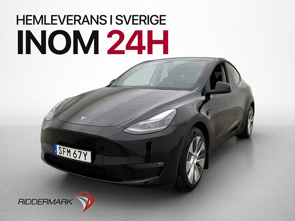 Tesla Model Y Long Range AWD Drag AP Skinn Svensksåld MOMS